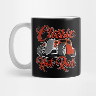 Red Classic Hotrod Mug